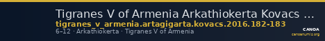 Tigranes V of Armenia Arkathiokerta Kovacs 2016 182-183 — CANOA