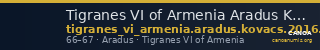 Tigranes VI of Armenia Aradus Kovacs 2016 200 — CANOA