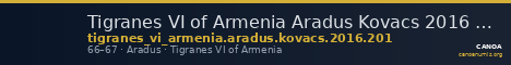Tigranes VI of Armenia Aradus Kovacs 2016 201 — CANOA