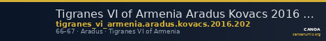 Tigranes VI of Armenia Aradus Kovacs 2016 202 — CANOA