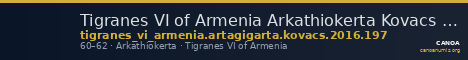 Tigranes VI of Armenia Arkathiokerta Kovacs 2016 197 — CANOA