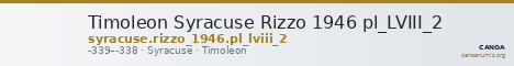 Timoleon Syracuse Rizzo 1946 pl_LVIII_2 — CANOA