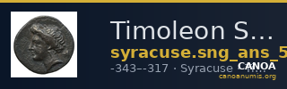 Timoleon Syracuse SNG ANS 1184 — CANOA