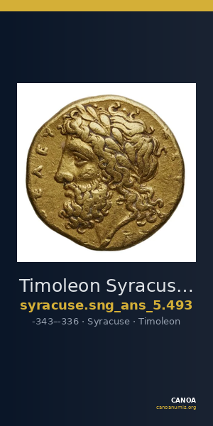 Timoleon Syracuse SNG ANS 493 — CANOA