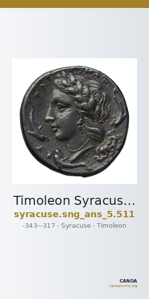 Timoleon Syracuse SNG ANS 511 — CANOA