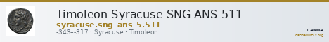 Timoleon Syracuse SNG ANS 511 — CANOA