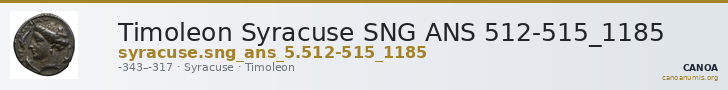 Timoleon Syracuse SNG ANS 512-515_1185 — CANOA