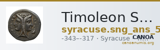 Timoleon Syracuse SNG ANS 516-518 — CANOA