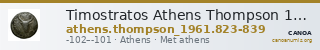 Timostratos Athens Thompson 1961 823-839 — CANOA