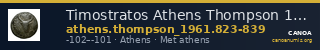 Timostratos Athens Thompson 1961 823-839 — CANOA
