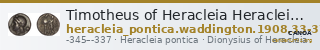 Timotheus of Heracleia Heracleia Pontica Waddington 1908 33-37 — CANOA