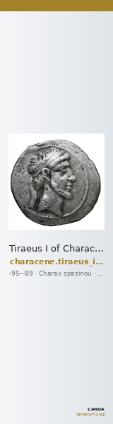 Tiraeus I of Characene Charax Spasinou BMC Characene pl. 54, 3 — CANOA