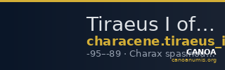 Tiraeus I of Characene Charax Spasinou Le Rider 1959 12 — CANOA