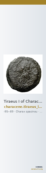 Tiraeus I of Characene Charax Spasinou Le Rider 1959 9-11 — CANOA