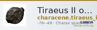 Tiraeus II of Characene Charax Spasinou Le Rider 1959 14-16 — CANOA