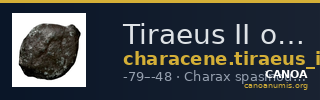 Tiraeus II of Characene Charax Spasinou Le Rider 1959 14-16 — CANOA