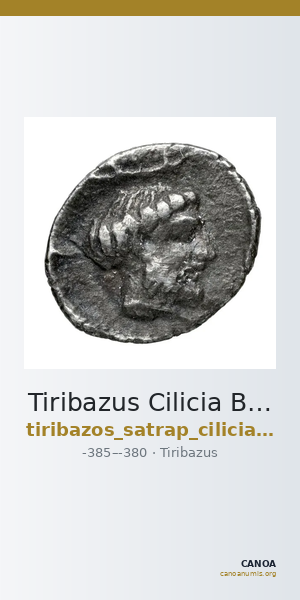 Tiribazus Cilicia Babelon 1910 577 — CANOA