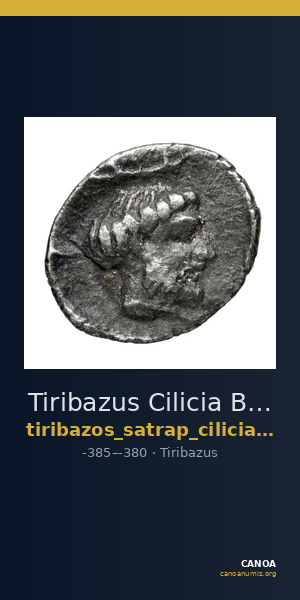 Tiribazus Cilicia Babelon 1910 577 — CANOA