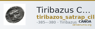 Tiribazus Cilicia Babelon 1910 577 — CANOA