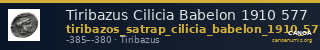 Tiribazus Cilicia Babelon 1910 577 — CANOA