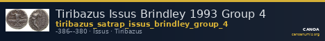 Tiribazus Issus Brindley 1993 Group 4 — CANOA