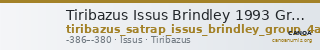 Tiribazus Issus Brindley 1993 Group 4a — CANOA