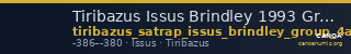 Tiribazus Issus Brindley 1993 Group 4a — CANOA