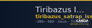Tiribazus Issus Brindley 1993 Group 4b — CANOA
