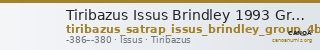 Tiribazus Issus Brindley 1993 Group 4b — CANOA