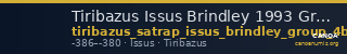 Tiribazus Issus Brindley 1993 Group 4b — CANOA