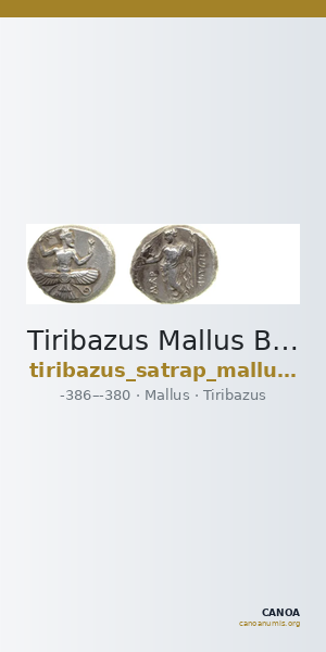 Tiribazus Mallus Babelon 1910 580 — CANOA