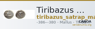 Tiribazus Mallus Babelon 1910 580 — CANOA