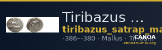 Tiribazus Mallus Babelon 1910 580 — CANOA