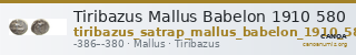 Tiribazus Mallus Babelon 1910 580 — CANOA