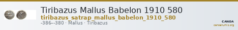 Tiribazus Mallus Babelon 1910 580 — CANOA