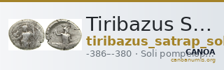 Tiribazus Soli (Pompeiopolis) Babelon 1910 581 — CANOA
