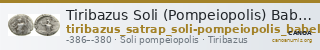 Tiribazus Soli (Pompeiopolis) Babelon 1910 581 — CANOA