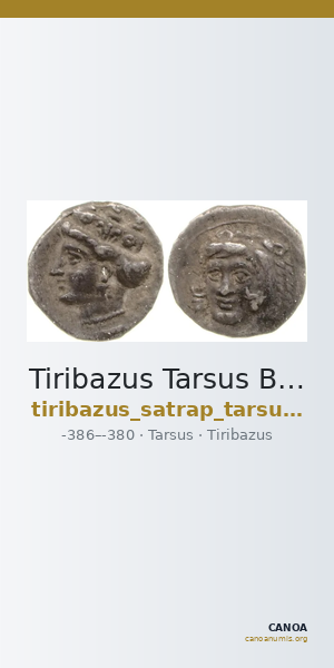 Tiribazus Tarsus Babelon 1910 582 — CANOA