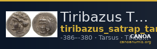 Tiribazus Tarsus Babelon 1910 582 — CANOA