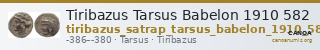 Tiribazus Tarsus Babelon 1910 582 — CANOA