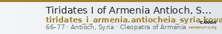 Tiridates I of Armenia Antioch, Syria Kovacs 2016 199 — CANOA