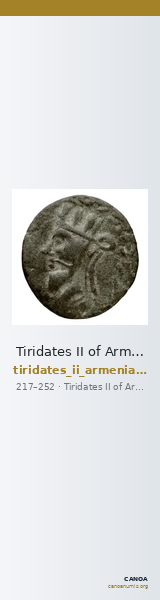 Tiridates II of Armenia Armenia Kovacs 2016 203-205 — CANOA