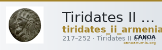 Tiridates II of Armenia Armenia Kovacs 2016 203-205 — CANOA