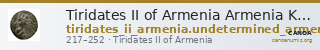 Tiridates II of Armenia Armenia Kovacs 2016 203-205 — CANOA