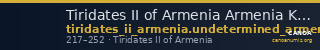 Tiridates II of Armenia Armenia Kovacs 2016 206-207 — CANOA