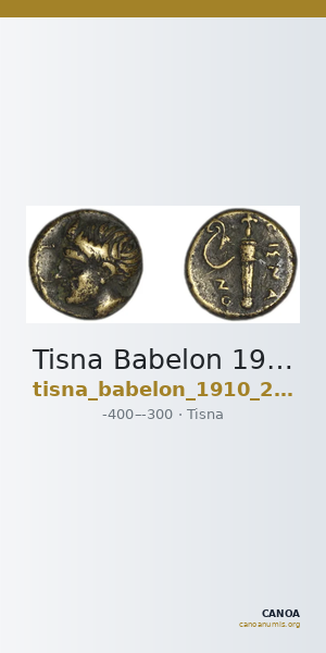 Tisna Babelon 1910 2074, 2078-79 — CANOA