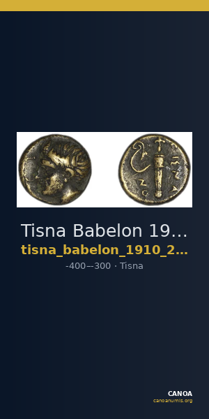 Tisna Babelon 1910 2074, 2078-79 — CANOA