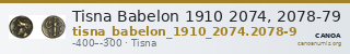 Tisna Babelon 1910 2074, 2078-79 — CANOA