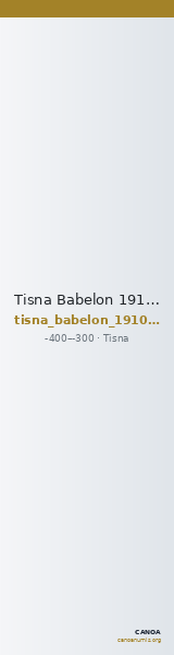 Tisna Babelon 1910 2077 — CANOA