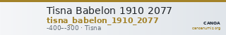 Tisna Babelon 1910 2077 — CANOA